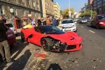 Ferrari LaFerrari Unfall Crash Budapest Ungarn 6.2 V12 Elektromotor Hybrid HY-KERS Supersportwagen Hypercar