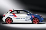 Audi A1 Samurai Blue Japan Fußballnationalmannschaft 1.4 TFSI Premium Kleinwagen Turbo Seite Ansicht