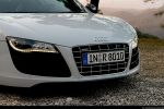 Audi R8 V10 Test - Front Ansicht vorne Kühlergrill Frontscheinwerfer Stoßstange