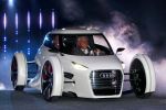 Audi Urban Concept City Car Stadtauto e-tron Elektromotor Carbon Lithium Ionen Akku Induktion AC/AC Wandler Audi Wireless Charging AWC Front Seite Ansicht
