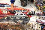 Nissan Juke ian Cook PopbangColour Modellauto ferngesteuertes Auto Künstler Kunstwerk Bild