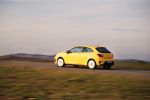 Seat Ibiza Cupra Test - Fahrwerk in Fahrt Seite Ansicht seitlich chrono gelb