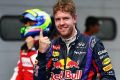 Der Finger ist wieder da: Sebastian Vettel startet am Sonntag vor Felipe Massa