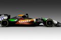 Der Force India VJM07 gibt den ersten Look auf die neue Saison