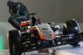 Der Force India VJM08 bleibt noch bis Ende März in der Garage stehen