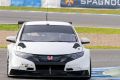 Der Honda-Civic-Testträger bei den Probefahrten diese Woche in Jerez