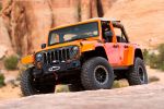 Jeep Wrangler Mojo Orange Rubicon Trail Rock Trac Shorty Beadlock Mud Terrain 3.6 Pentastar V6 Offroad Geländewagen Katzkin Leder Front Seite