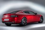 Aston Martine Rapide S - Heck Ansicht von hinten rot