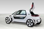 VW Volkswagen Nils Elektroauto Kabinenroller EV Electric Vehicle City Notbremsfunktion ACC Front Assist Eco Heck Seite Ansicht