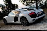 Audi R8 V10 Test - Heck Seite Ansicht hinten seitlich Heckleuchte Rücklicht Scheinwerfer hinten