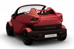 Lumeneo Neoma Roadster EV Elektroauto Elektromotor Heck Ansicht