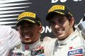 Der Meister und sein Nachfolger? Lewis Hamilton (links) und Sergio Perez