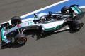 Der Mercedes von Lewis Hamilton war am Freitag noch nicht optimal eingestellt