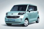 Kia Ray EV Electric Vehicle Elektroauto CUV City Utility Vehcile Zero Emission Active Hydraulic Booster Virtual Engine Sound System Lithium Ionen Polymer Akku LiPoly VDC HAC Front Seite Ansicht