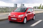 VW Volkswagen up! Kleinwagen City Take up Move up High up Happy Face 1.0 Dreizylinder MPI BlueMotion EcoFuel Notbremsfunktion Dash Pad Maps More PID Box ThinkBlue ABS ASR Front Seite Ansicht