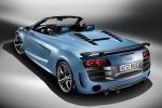 Audi R8 GT Spyder Spider V10 5.2 FSI LeichtbauAudi Ultra quattro Allradantrieb Heck Seite Ansicht