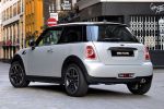 Mini Cooper D Soho Edition Hatchback Steilheck Black Star Bullet Heck Seite Ansicht