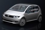 Italdesign Giugiaro IDG VW Volkswagen Go Minivan MPV Multi Purpose Vehicle Blue-e-motion Elektromotor MQB Front Seite Ansicht