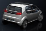 Italdesign Giugiaro IDG VW Volkswagen Go Minivan MPV Multi Purpose Vehicle Blue-e-motion Elektromotor MQB Heck Seite Ansicht