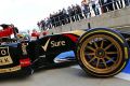 Die 18-Zoll-Räder am Lotus von Charles Pic standen am Mittwoch im Fokus