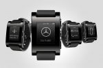 Mercedes-Benz Pebble Smartwatch Armbanduhr Vernetzung Digital DriveStyle App Fernbedienung Sensordaten Fahrzeuginformationen Tankfüllstand Standort Parkplatz APi