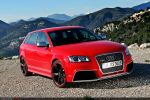 Audi RS3 Sportback Test - Seite Ansicht seitlich vorne 