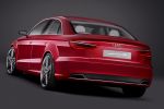 Audi A3 Concept Stufenheck Limousine Fünfzylinder Turbo quattro Allrad S Tronic MMI Touch Heck Ansicht