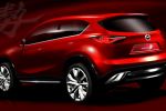 Mazda Minagi Concept Kompakt Crossover SUV CX-5 Kodo Soul of Motion SKYACTIV Heck Seite Ansicht
