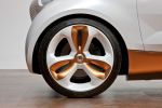 Smart Forvision Concept EV Electric Vehicle Elektroauto BASF OLED Kunststoff Rad Felge