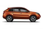 Renault Koleos 2012 Facelift SUV Offroader dCi 175 150 2.5 16V 170 All Mode 4x4 Allrad Kalahari Orange Keycard Handsfree Hill Descent Control Hill Start Assist Seite Ansicht