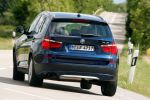 BMW X3 sDrive18d 2.0 Diesel Vierzylinder Twin Power Turbo SUV SAV Sports Activity Hinterradantrieb Heckantrieb Heck Ansicht