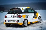 Opel Adam R2 Concept - Heck Ansicht von hinten im Schnee Stoßstange Heckklappe Auspuff Spoiler Schweller