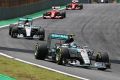 Die Positionen der Top 5 waren in Sao Paulo früh bezogen: Rosberg siegte vor Hamilton