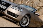 Audi A5 Cabriolet Test - Front Seite Ansicht vorne seitlich Felge vorne Seitenspiegel 