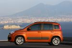 Fiat Panda More - Seite Ansicht seitlich Felgen Reifen Scheiben Türen orange