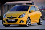 Opel Corsa OPC Test - Front Ansicht vorne Kühlergrill Frontscheinwerfer Stoßstange