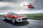 Mercedes-Benz SLS AMG Notarzt Einsatzfahrzeug 6.3 V8 Flügeltürer Sirene Blaulicht