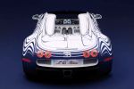 Bugatti Veyron Grand Sport L’Or Blanc 8.0 V16 Cabrio Königlichen Porzellan-Manufaktur Berlin KPM Heck Ansicht
