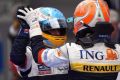 Fernando Alonso und Nelson Piquet junior als Teamkollegen bei Renault