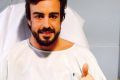 Fernando Alonso wird wohl noch weiter vom Krankenbett aus posten können