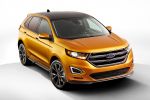 Ford Edge Sport 2015 Premium SUV Crossover 2.0 TDCi Vierzylinder Diesel PowerShift Ford SYNC Applink Torque Vectoring Control Curve Control ANC Active Noise Cancellation Cross Traffic Alert Einparkassistent Active City Stop Pre Collision Assist ACC BLIS Front Seite