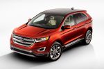 Ford Edge Titanium 2015 Premium SUV Crossover 2.0 TDCi Vierzylinder Diesel PowerShift Ford SYNC Applink Torque Vectoring Control Curve Control ANC Active Noise Cancellation Cross Traffic Alert Einparkassistent Active City Stop Pre Collision Assist ACC BLIS Front Seite