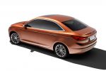 Ford Escort Concept China Stufenheck Limousine Heck Seite