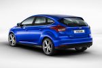 Ford Focus Facelift 2014 EcoBoost Turbo Benziner ECOnetic Ti-VCT TDCi Diesel Dreizylinder Ford SNYC 2 PowerShift MyKey Einparkassistent Cross Traffic Alert Pull out Assist Active City Stop Notbremsassistent Pre Colission ACC Adaptive Cruise Control FA Forward Alert Distance Alert sparsam Heck Seite