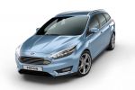 Ford Focus Turnier Kombi Facelift 2014 EcoBoost Turbo Benziner ECOnetic Ti-VCT TDCi Diesel Dreizylinder Ford SNYC 2 PowerShift MyKey Einparkassistent Cross Traffic Alert Pull out Assist Active City Stop Notbremsassistent Pre Colission ACC Adaptive Cruise Control FA Forward Alert Distance Alert sparsam Front