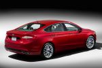 Ford Fusion 2013 Mondeo 1.6 2.0 EcoBoost 2.5 Duratec AWD Allrad Energi Plug-in-Hybrid MyFord Touch SYNC Lane Keeping Aid Adaptive Cruise Control Einpark Assistent BLIS Blind Spot Information System Heck Seite Ansicht