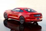 Ford Mustang 2015 Muscle Car Pony Car Sportwagen Champions League Finale 2014 Lissabon Reservierung 5.0 V8 2.3 EcoBoost Vierzylinder Turbo Selectable Drive Mode Torque Vectoring Control Launch Control Ford SYNC MyFord Touch Heck Seite