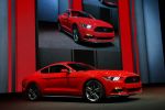 Ford Mustang Fastback Coupe 2014 Muscle Car Pony Car Sportwagen Barcelona Europa 5.0 V8 2.3 EcoBoost Vierzylinder Turbo Selectable Drive Mode Torque Vectoring Control Launch Control Ford SYNC MyFord Touch Front Seite