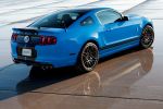 Ford Mustang Shelby GT500 2013 Muscle Car Pony Car 5.8 V8 Kompressor Performance Package AdvanceTrac Track Pack Heck Seite Ansicht