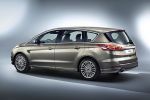 Ford S-Max 2015 Familienvan EcoBoost Turbo Benziner TDCi Diesel Allrad Ford SNYC 2 Active Motion Massagesitze MyKey Einparkassistent Ausparkassistent Cross Traffic Alert Active City Stop Notbremsassistent Pre Colission ACC Adaptive Cruise Control Spurhalte Assistent Toter Winkel Assistent Speed Limiter Heck Seite